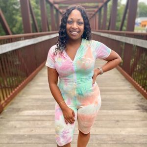 Tie dye one piece
